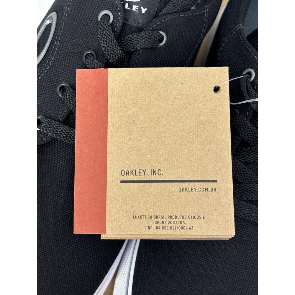 Oakley‎ Split Shoe Jet Black FOF100278 Size 10 Men's US New In Box Boat Sneaker - Picture 8 of 10